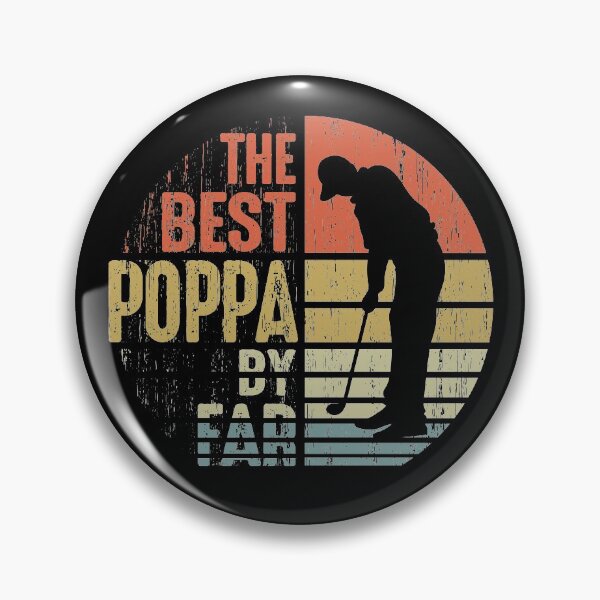 Item preview, The Best Poppa By Far - Gift for Poppa Grandpa Golfer designed and sold by nana1099.