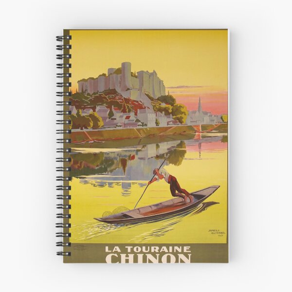 Item preview, ORLEANS et ETAT Touraine Chionon vintage travel poster designed and sold by stickart-marek.