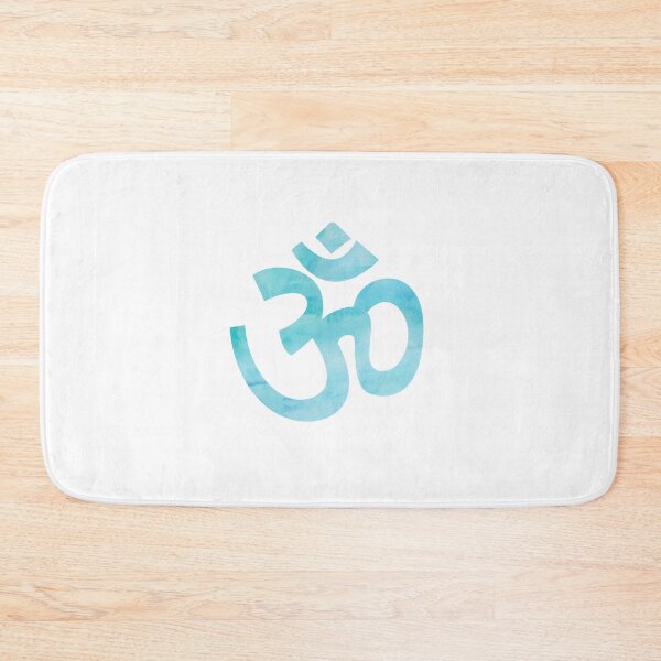 Item preview, Om - Blue Watercolour Yoga Art Design designed and sold by TresChicXO.