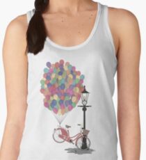 Love to Ride my Bike with Balloons even if it's not practical. Women's Tank Top