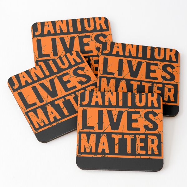 Item preview, Janitor Lives Matter Custodian Cleaner Gift t shirt designed and sold by Dan66.