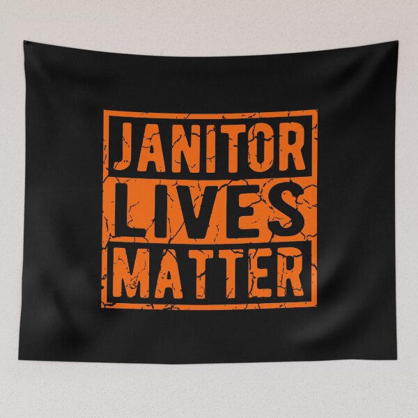 Item preview, Janitor Lives Matter Custodian Cleaner Gift t shirt designed and sold by Dan66.