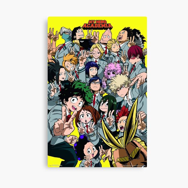 Affiche My Hero Academia / Boku no Hero Academia Impression sur toile