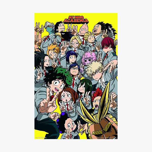 My Hero Academia Poster / Boku no Hero Academia Poster Photographic Print