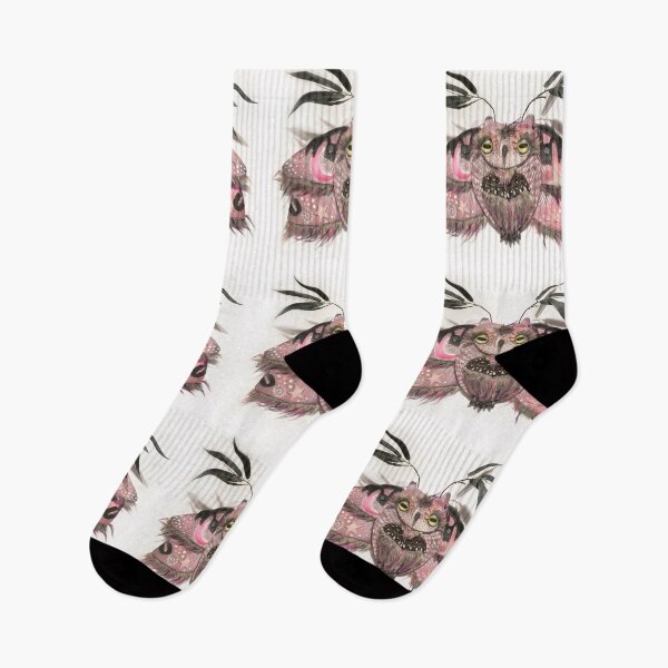 Item preview, Pink Moth Fina Art Assemblage with white background designed and sold by Mutantland.