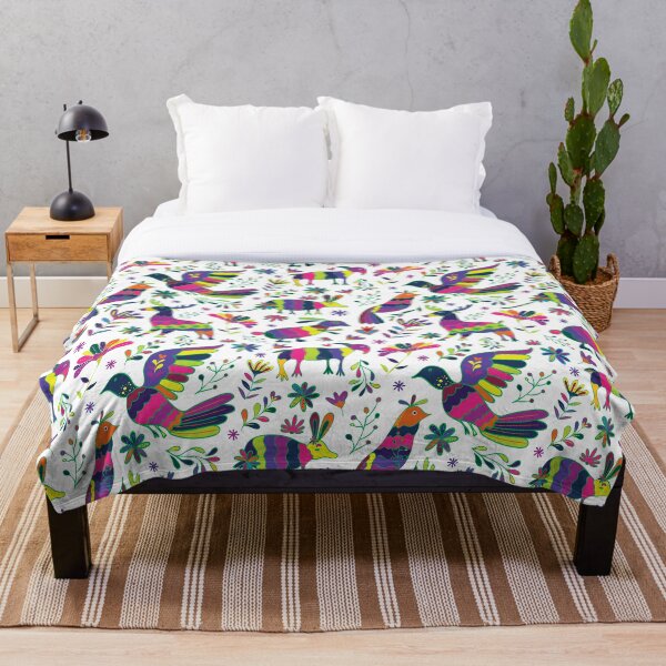 Item preview, Seamless Mexican Otomi Style Bright Pattern designed and sold by CrisBanana.