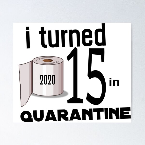 Aperçu de l'œuvre MON 15 EME ANNIVERSAIRE QUARANTAINE. créée et vendue par leicha.