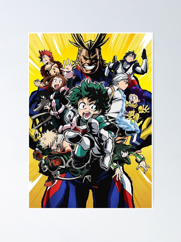 my hero academia poster my hero academia poster
