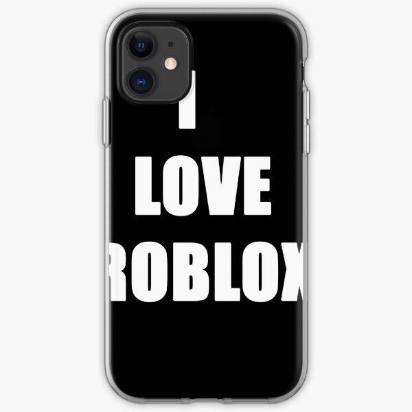 I Love Roblox For Gaming Fans Lovers Iphone Case Cover By Joneso7 Redbubble - roblox hat device cases redbubble