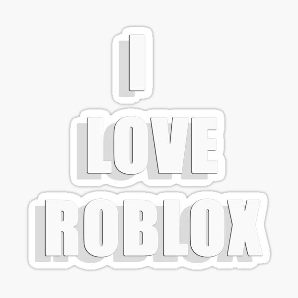Love Roblox Stickers Redbubble - pals fan game roblox