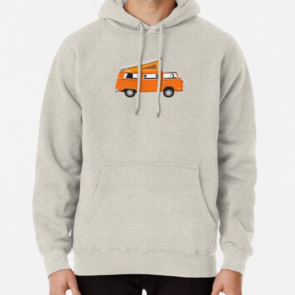 VW Westfalia Van - Orange Pullover Hoodie