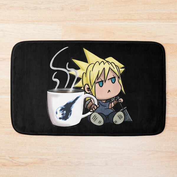Item preview, Chibi Cloud Coffee Kawaii Final Fantasy 7 Cloud Strife designed and sold by Murrays Designs.