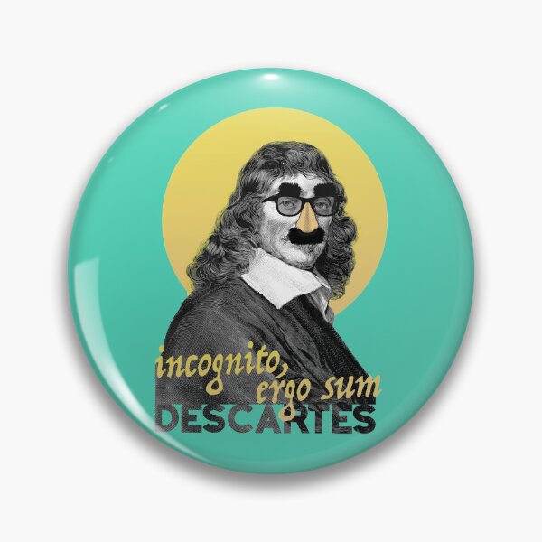 Item preview, Incognito, Ergo Sum - Descartes (Version 2) designed and sold by wearphilosophy.