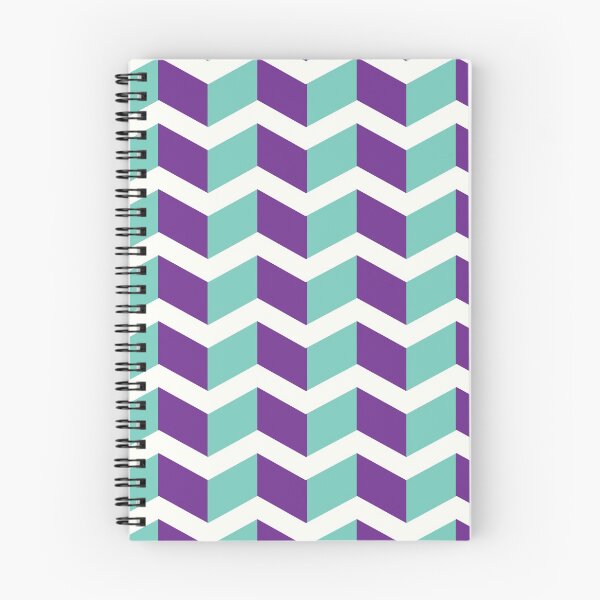 Item preview, Purple and Teal Staggered Pattern designed and sold by BrennaAldredge.