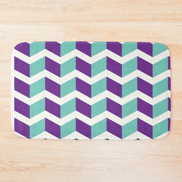 Item preview, Purple and Teal Staggered Pattern designed and sold by BrennaAldredge.