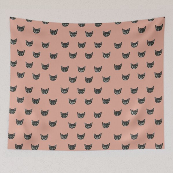Item preview, Kitten Pattern with Rose background  designed and sold by Mutantland.
