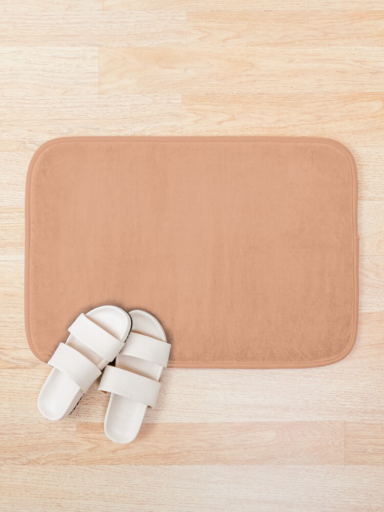 "Orange" Bath Mat for Sale by CallaStatements Redbubble