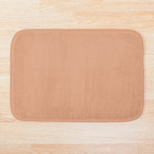 "Orange" Bath Mat for Sale by CallaStatements Redbubble