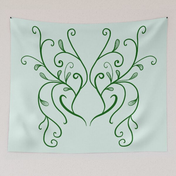 Item preview, Ornamental leaf folk art  designed and sold by piastrelli.