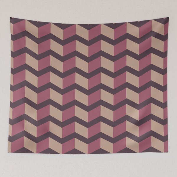 Item preview, Brown and Pink Staggered Pattern designed and sold by BrennaAldredge.