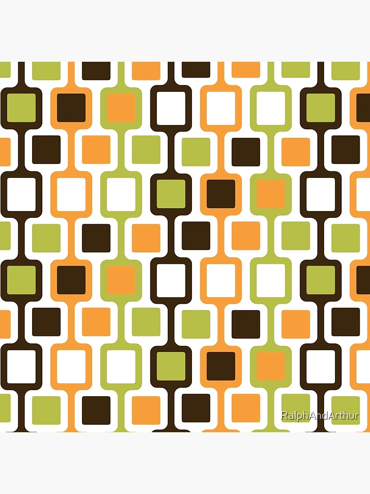 Thumbnail 4 of 4, Pillow, Retro Blocks designed and sold by RalphAndArthur.