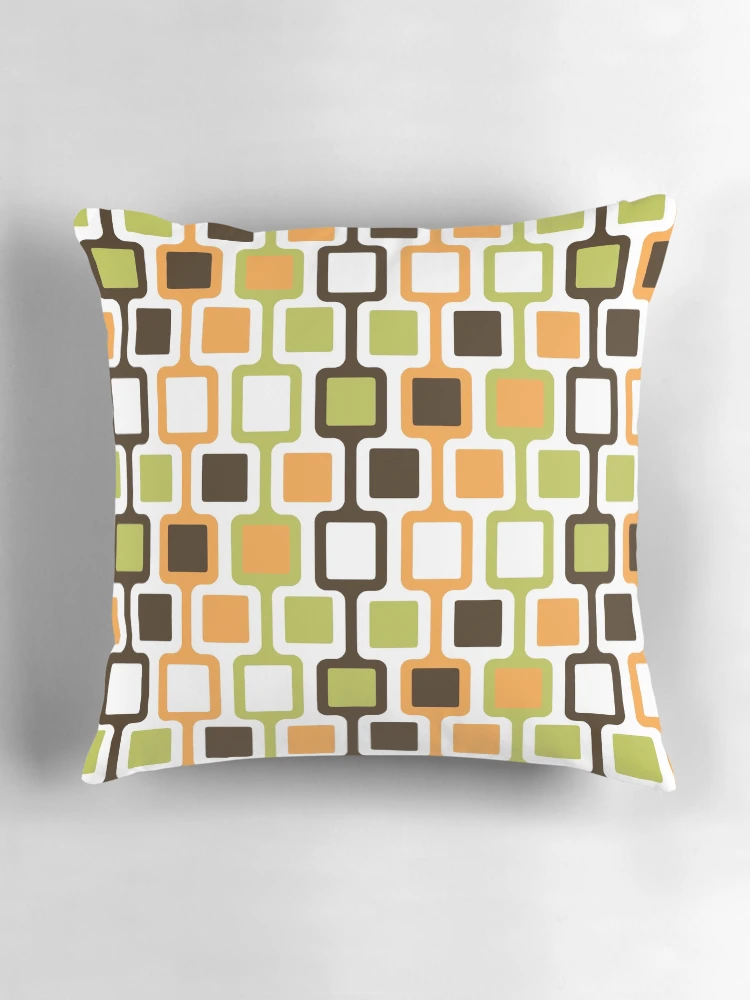Thumbnail 3 of 4, Pillow, Retro Blocks designed and sold by RalphAndArthur.