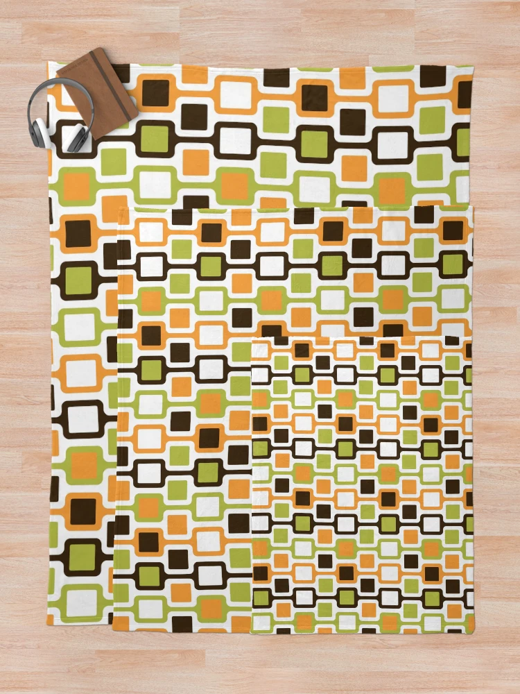 Thumbnail 5 of 6, Throw Blanket, Retro Blocks designed and sold by RalphAndArthur.