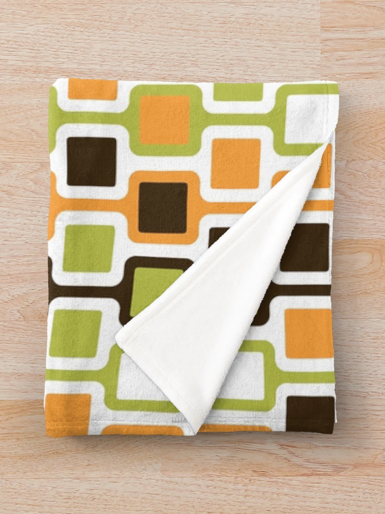 Thumbnail 3 of 6, Throw Blanket, Retro Blocks designed and sold by RalphAndArthur.