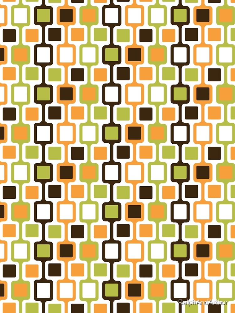 Thumbnail 5 of 5, A-Line Dress, Retro Blocks designed and sold by RalphAndArthur.