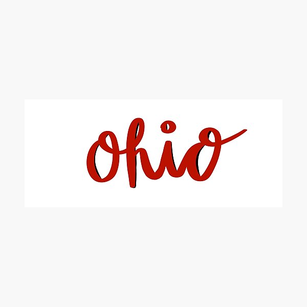 Script Ohio Wall Art Redbubble