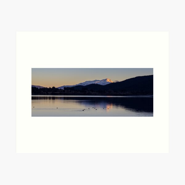 Mt Titiroa, with Lake Te Anau Art Print
