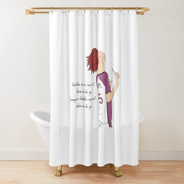 tendou song (haikyuu!!) Shower Curtain