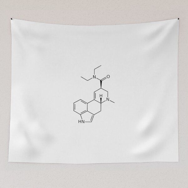 Item preview, LSD Molecule (Black) designed and sold by Squidcase.