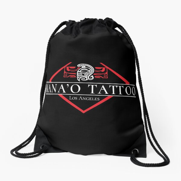 Mana'o Tattoo Los Angeles Drawstring Bag