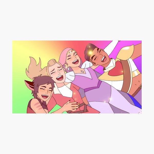 Best Friend Squad Rainbow She-Ra and the Princesses of Power Photographic Print