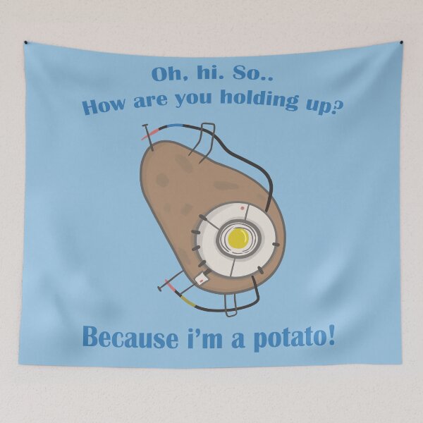 Item preview, Im a potato - Glados Potato designed and sold by Comfy-Creations.