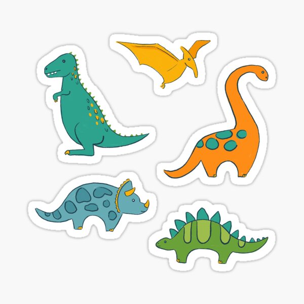 Item preview, Quirky Dinosaurs designed and sold by latheandquill.
