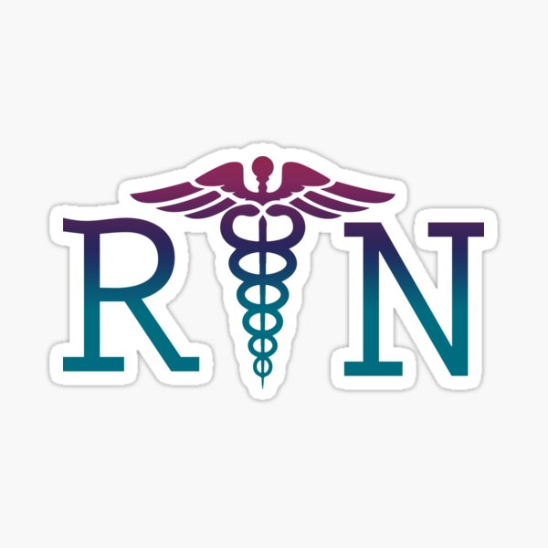 RN Registered Nurse Decal Hospital Emergency Room ER Car Truck Window Sticker