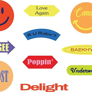 Baekhyun レア　ステッカー　delight 10枚 EXO Baekhyun Candy Delight Puzzle | eBay