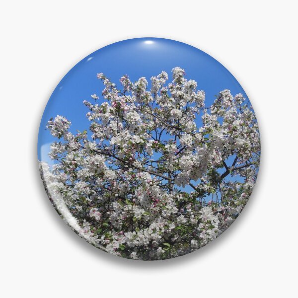Item preview, White apple blossom, blue sky designed and sold by LittleBettyMakes.