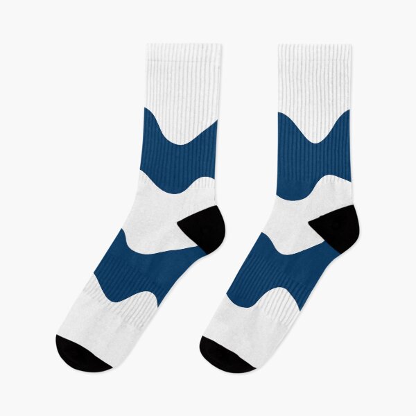 Item preview, Wavy Blue and White Modern Design designed and sold by CallaStatements.