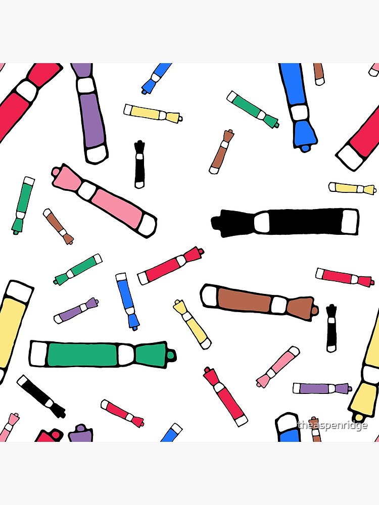 Dry erase marker pattern | Art Print