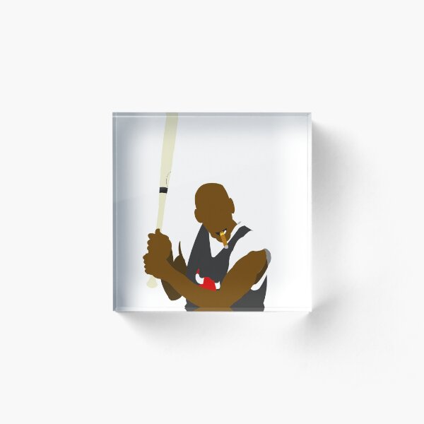 Michael Jordan x Baseball bat x Cigar Acrylic Block