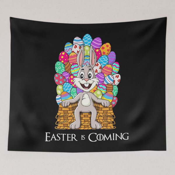 Item preview, Rabbit Easter Basket Egg Throne Funny designed and sold by LamaraGodina.