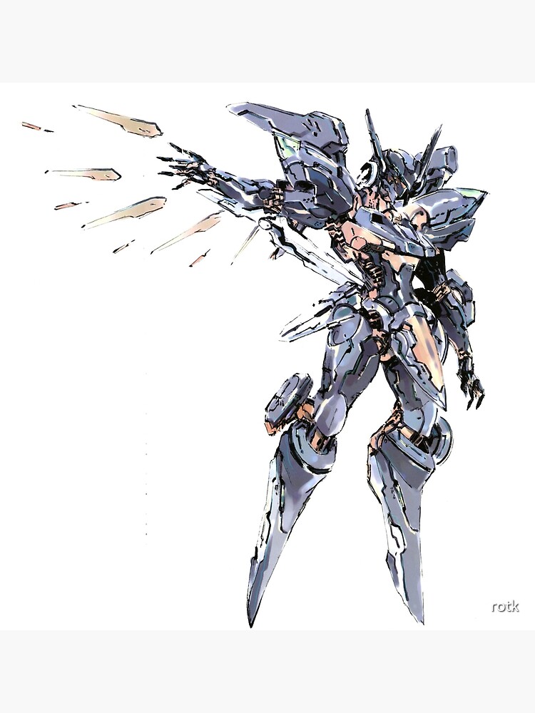 Zone Of The Enders Jehuty Greeting Card By Rotk Redbubble