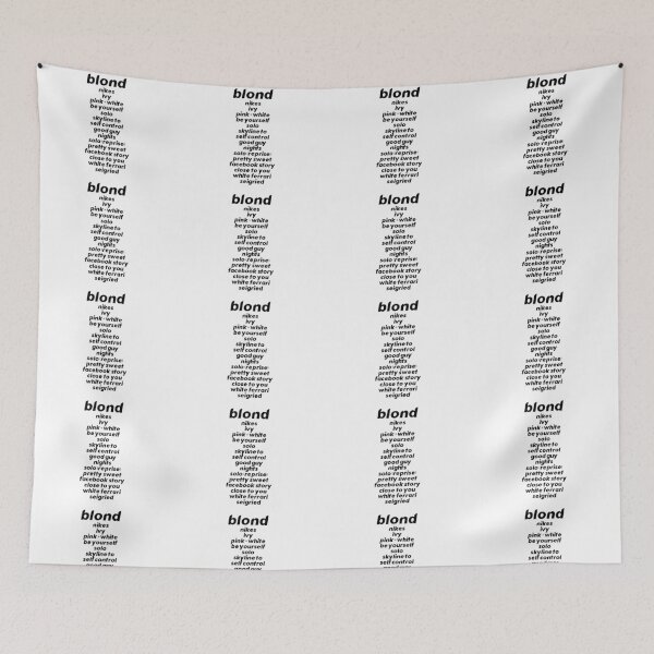 Item preview, Blonde/Blond Tracklist designed and sold by EuphoricRice.