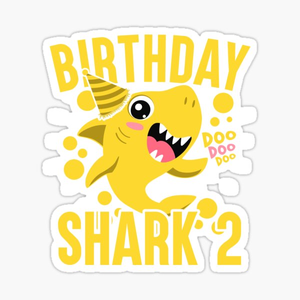 Free Free 218 Baby Shark 2 Birthday Svg SVG PNG EPS DXF File
