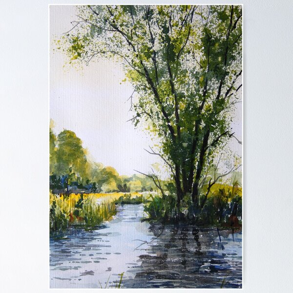 Item preview, The River Avon Near Pewsey designed and sold by Martin McKiernan.