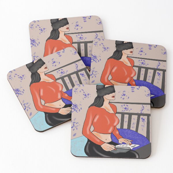 Item preview, Woman Reading Braille designed and sold by AnuKumariVerma.