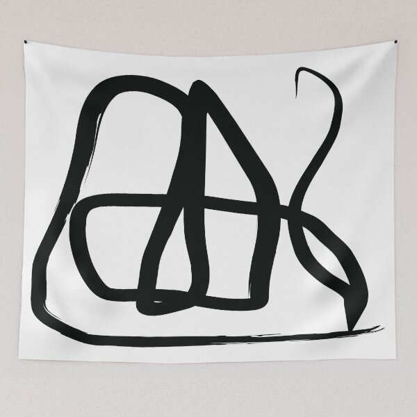 Item preview, Black and White Painting designed and sold by CallaStatements.